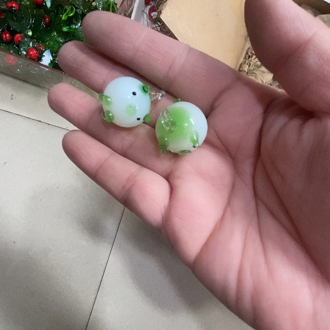 图***朵玻璃颈饰琉璃摆件