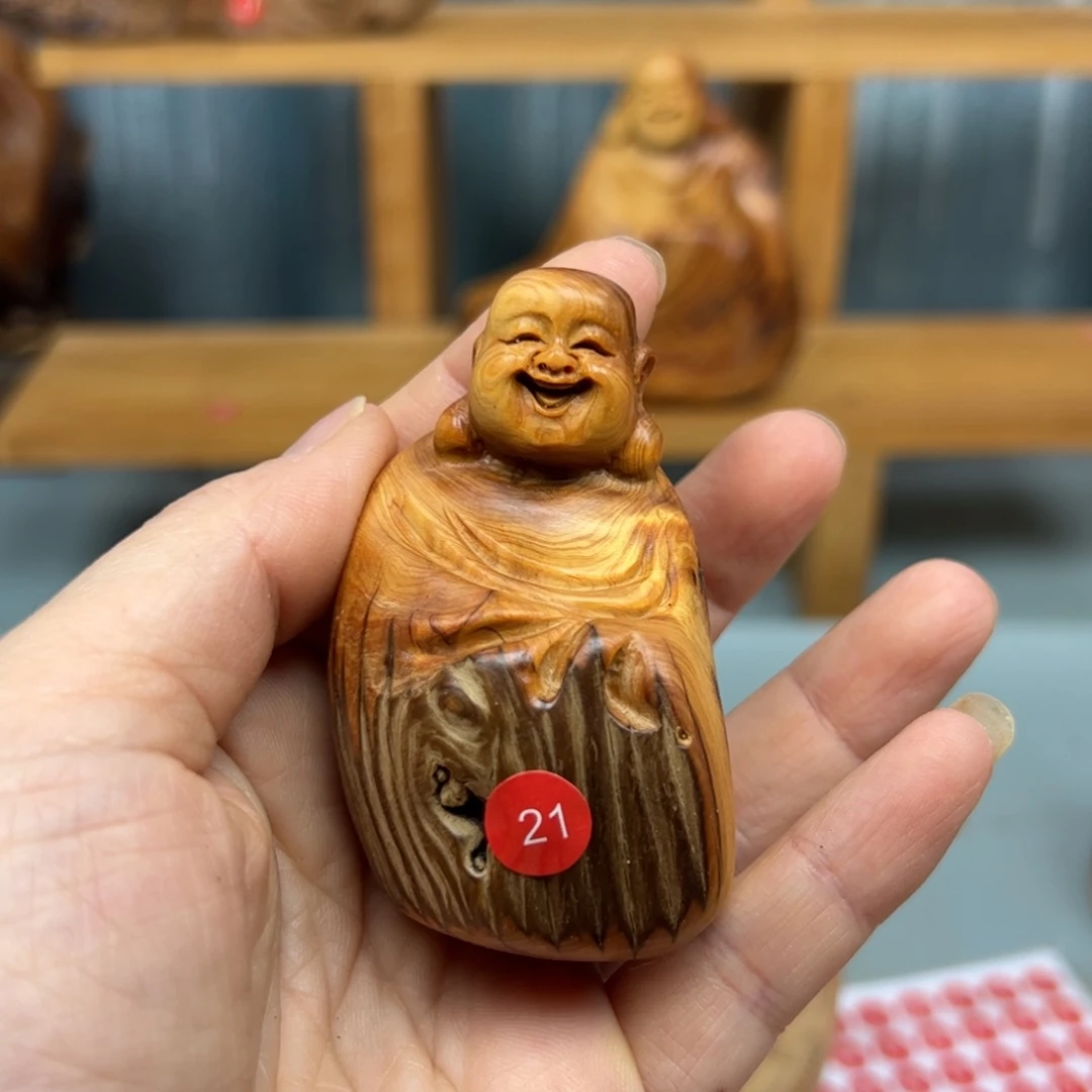 s***n木崖柏木摆件手把件，