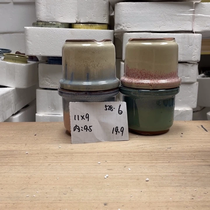 紫砂花盆多肉花盆微瑕6