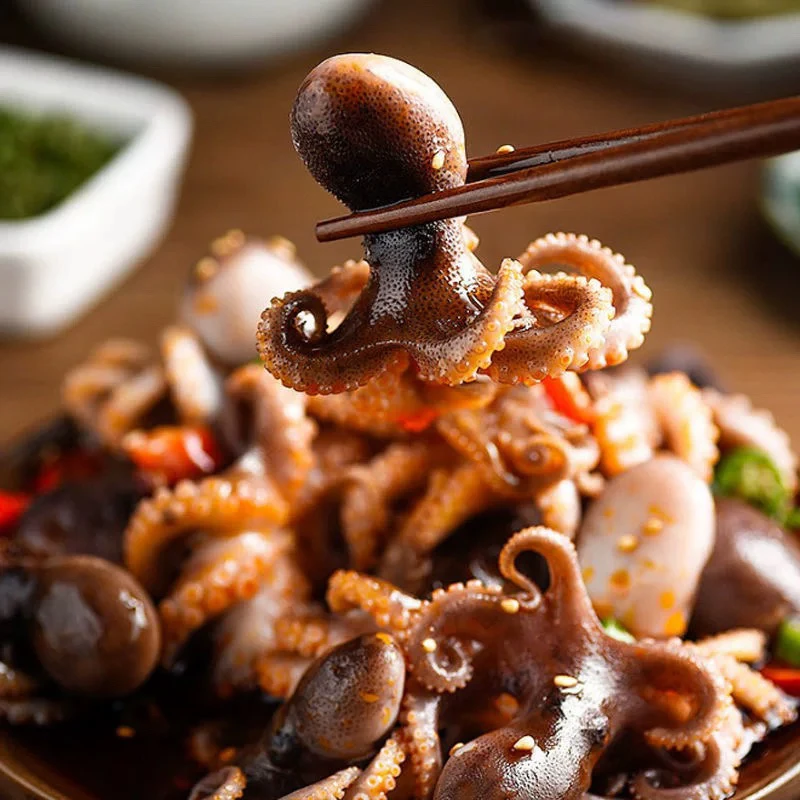 新鲜八爪鱼短章压冰发货3-4只/斤