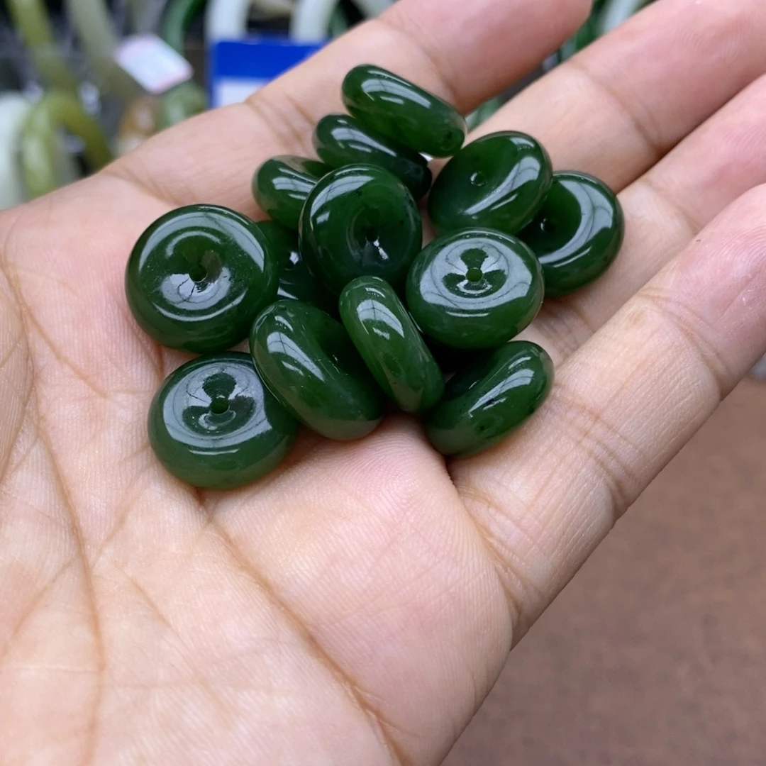 和田玉未镶嵌吊坠(不含链)卡16