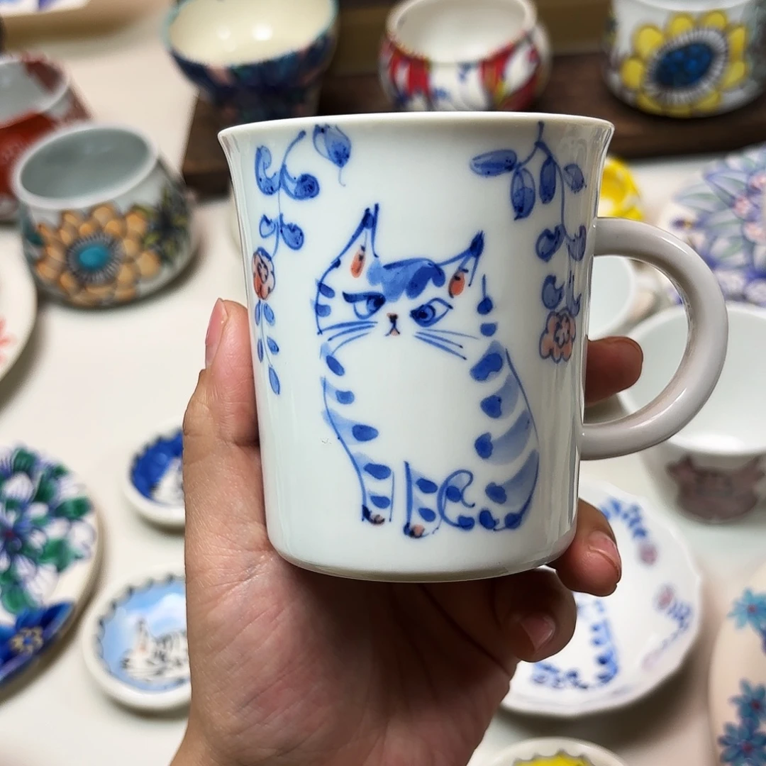 瓷     伊藤雅子 猫咪马克杯
