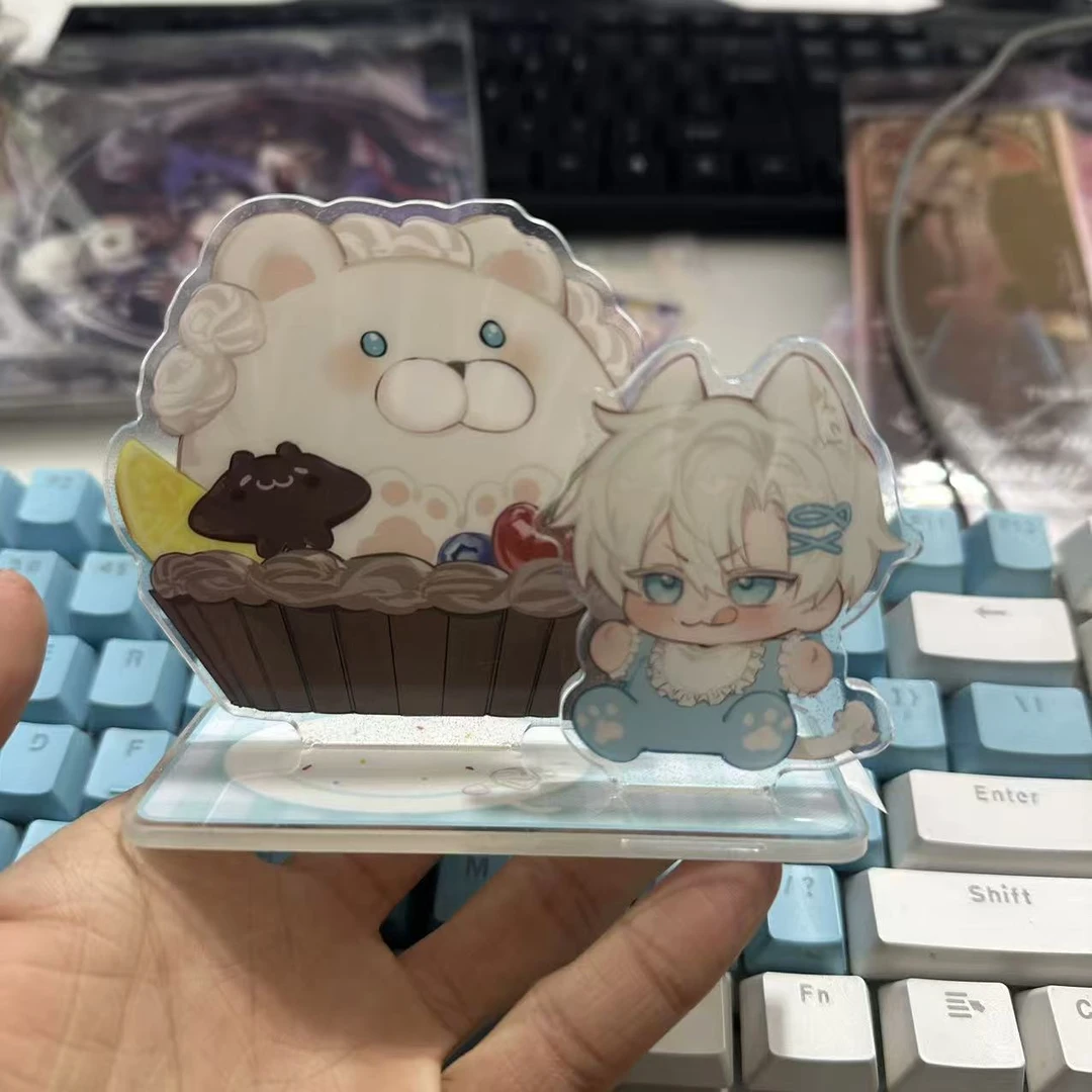 人鱼陷落漫库正版授权生日甜品系列小白宝宝立牌