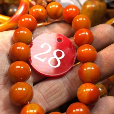 玛瑙/玉髓手链合金兴**育