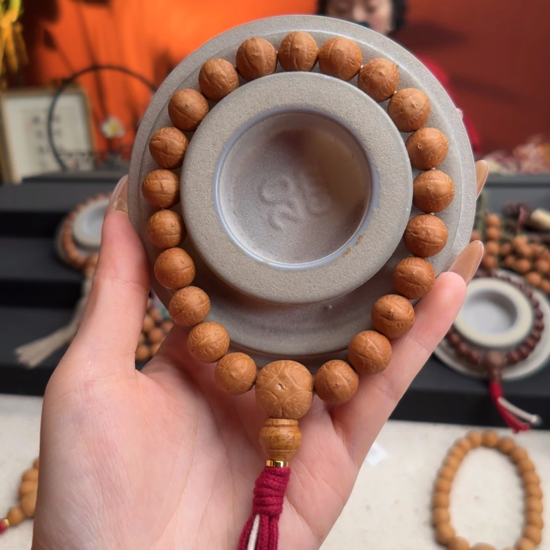 手串凤眼菩提12m m铁籽单圈素串货头