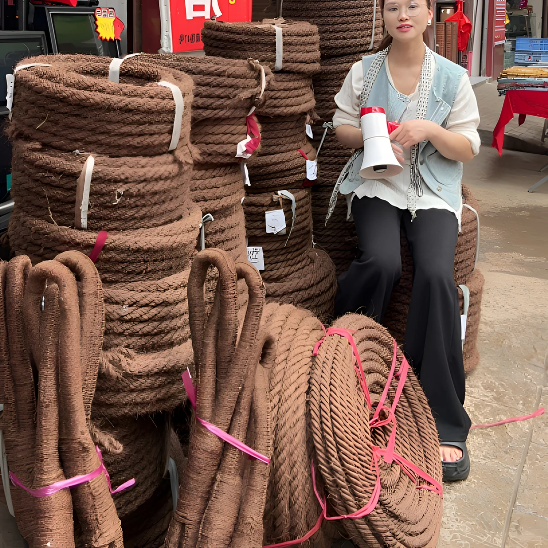 单条棕绳直径粗3厘米20/30/40/60/79米编织八大金刚专用棕绳寿绳