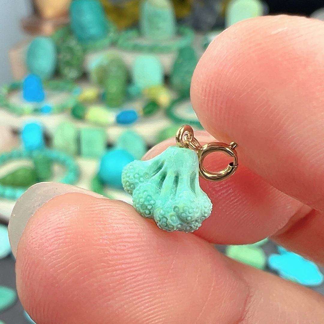 绿松石未镶嵌主播万珍