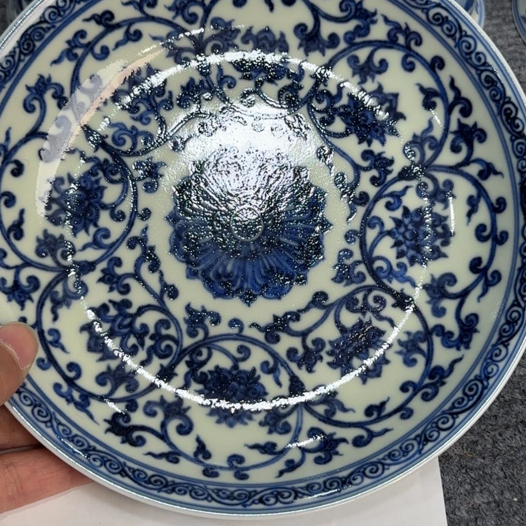 瓷杯子当代仿古精品全手工