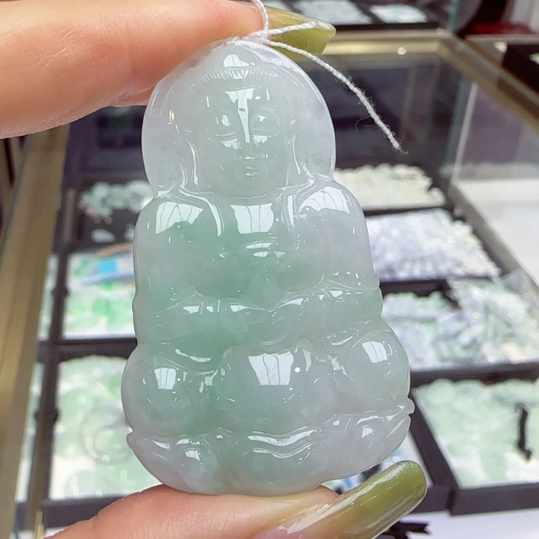 翡翠未镶嵌颈饰P G359