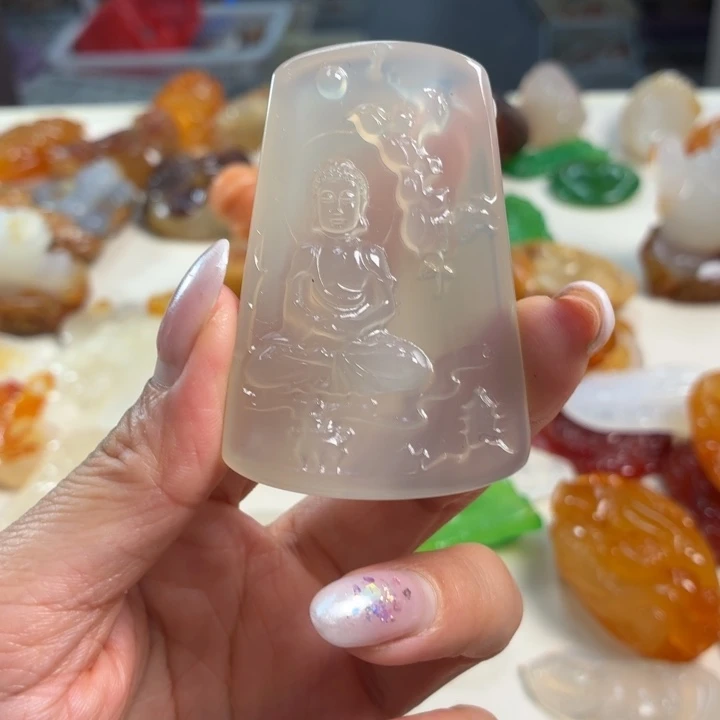 未镶嵌吊坠(不含链)玛瑙/玉髓