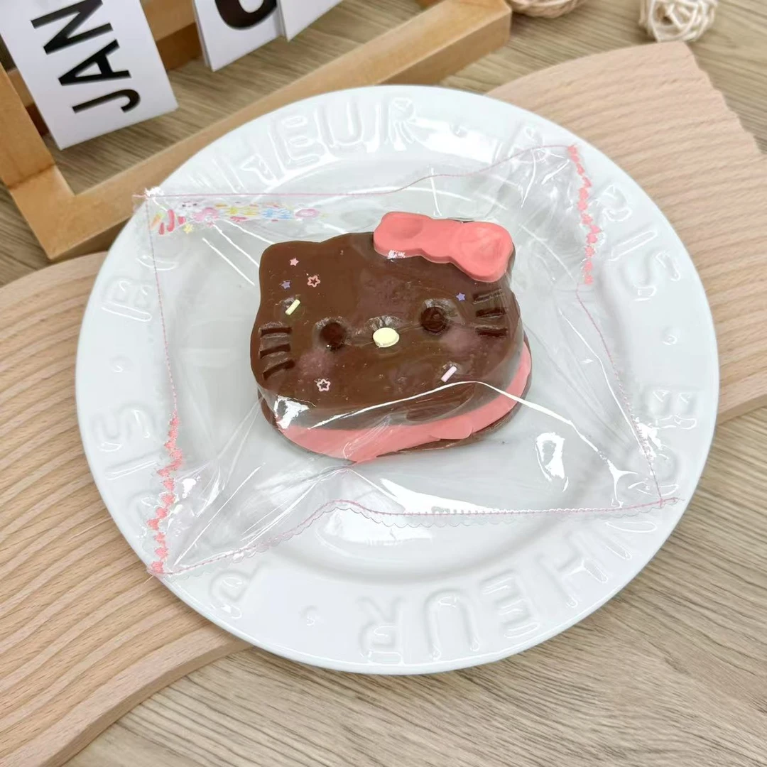 【KT辣妹夹心烧】纯手工食品级硅胶捏捏乐解压玩具