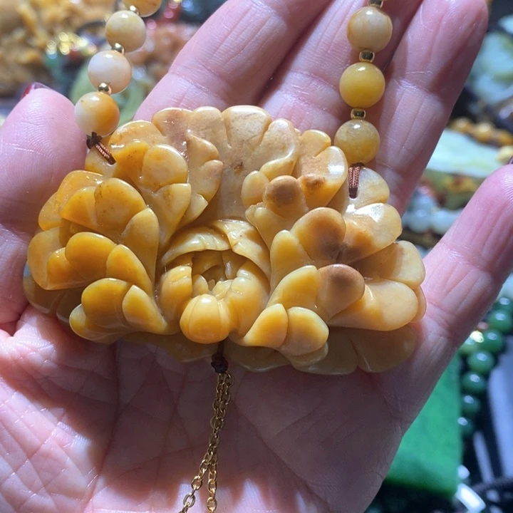 岫玉毛衣链未镶嵌