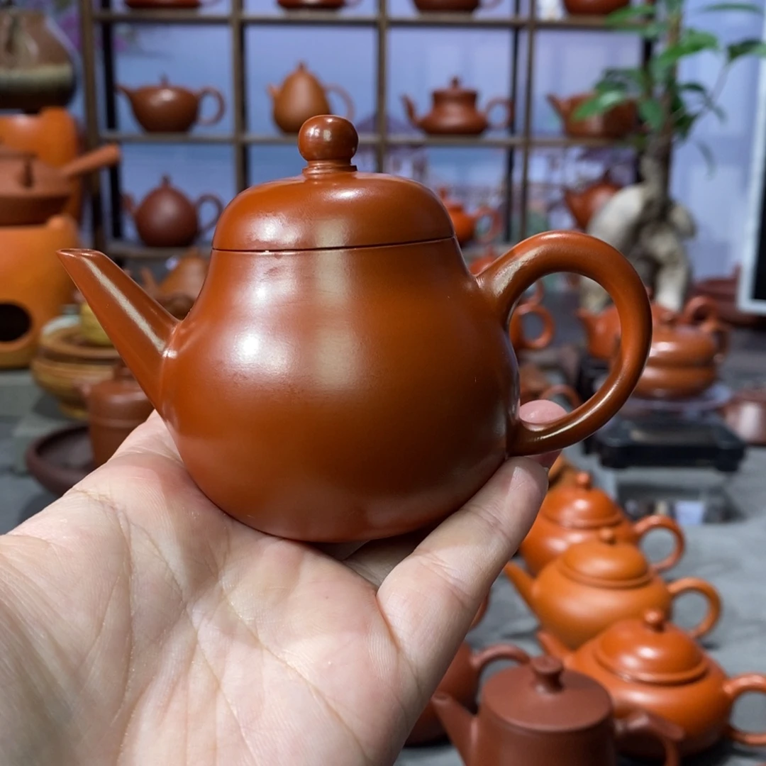 ****、茶壶朱泥110110110梨壶