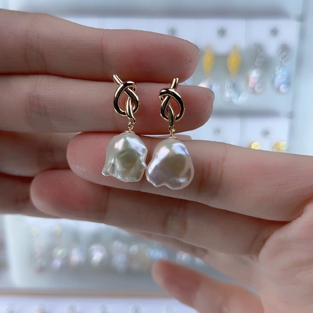 耳饰未镶嵌淡水珍珠