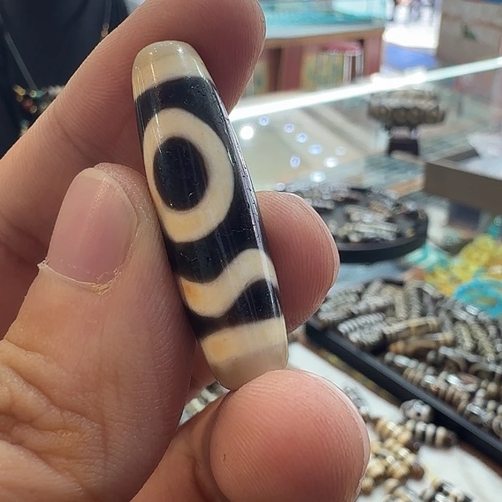 武***画玛瑙/玉髓合金颈饰