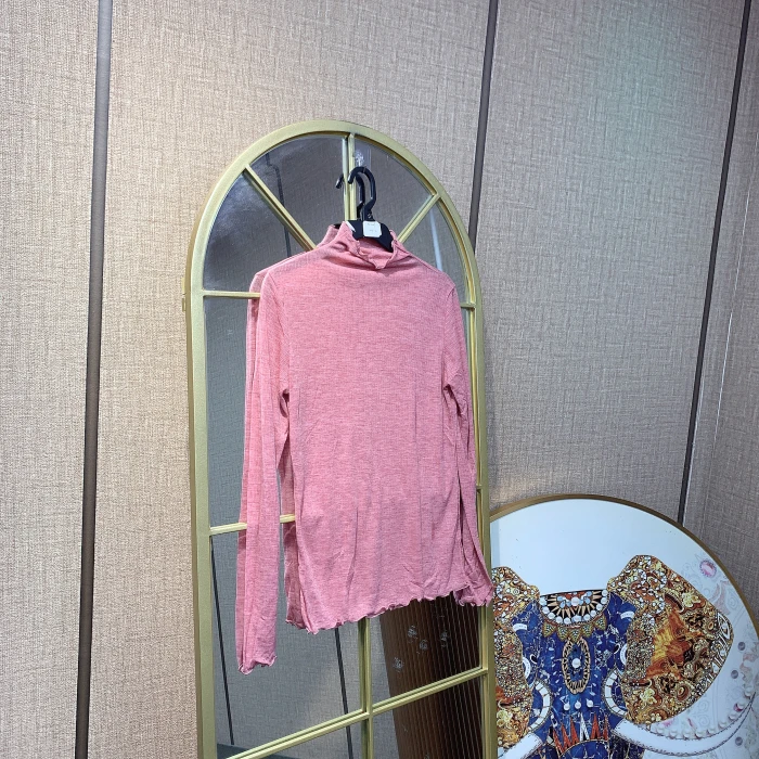 秋冬新款女王气质半高领内搭T恤显瘦打底衫