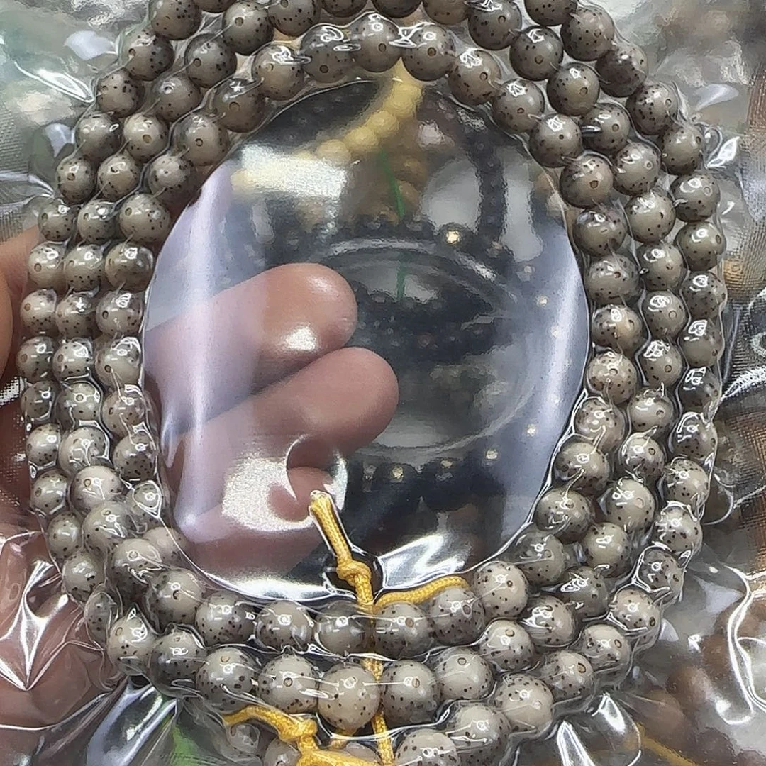 星月菩提手串26动地卡姿兰黑冰8-108龙蛋