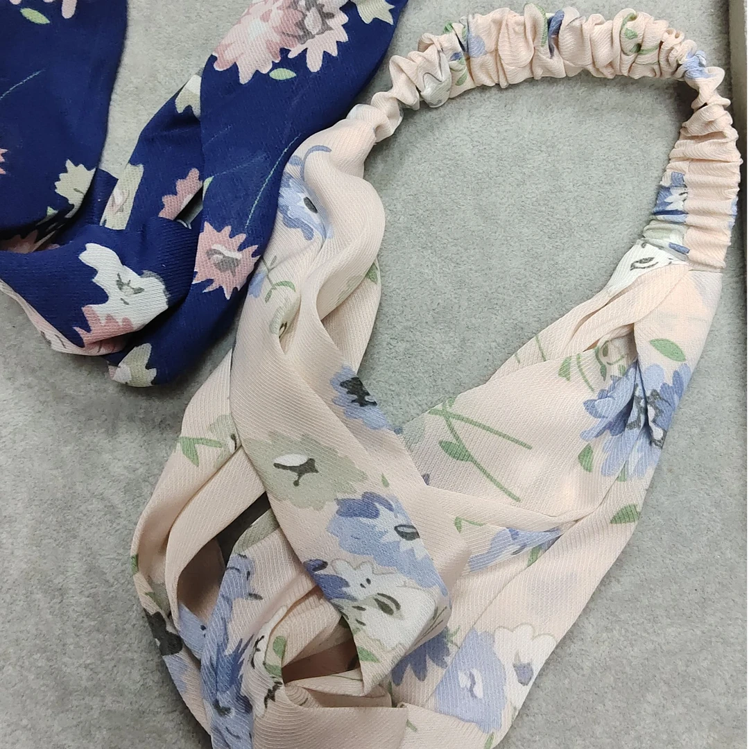 发饰 碎花发带 居家头饰