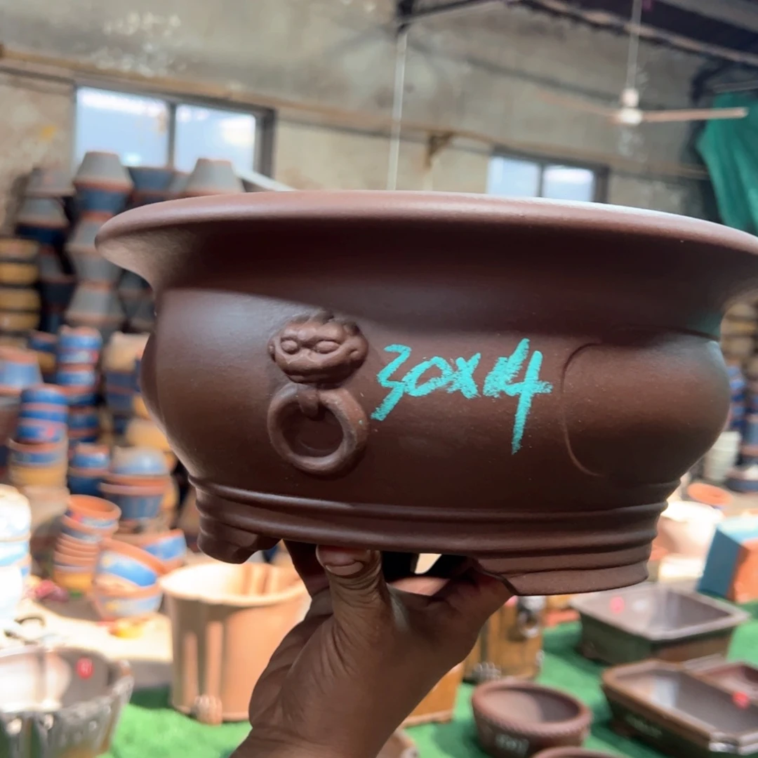 紫砂花盆紫砂花盆