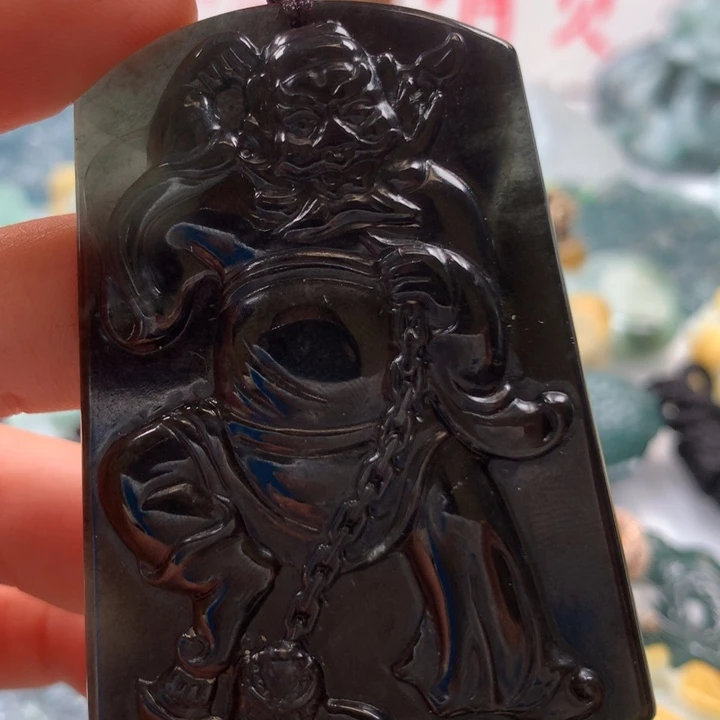 翡翠颈饰未镶嵌保真天然A货翡翠