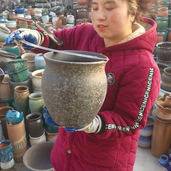 红陶口21高25瑕疵