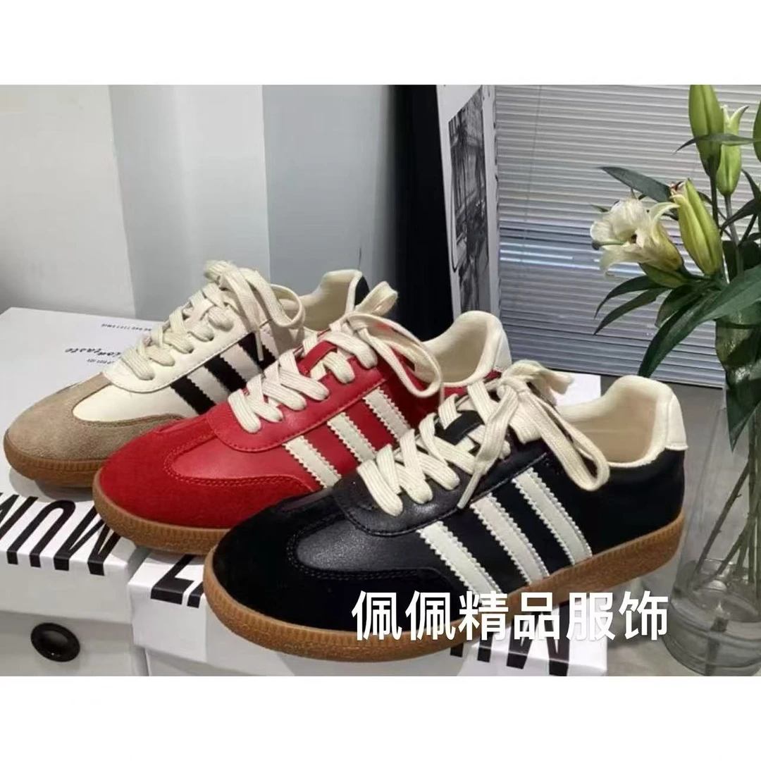 佩佩PB【德训鞋】鞋子  W1811  4124037  运动鞋女款百搭系带