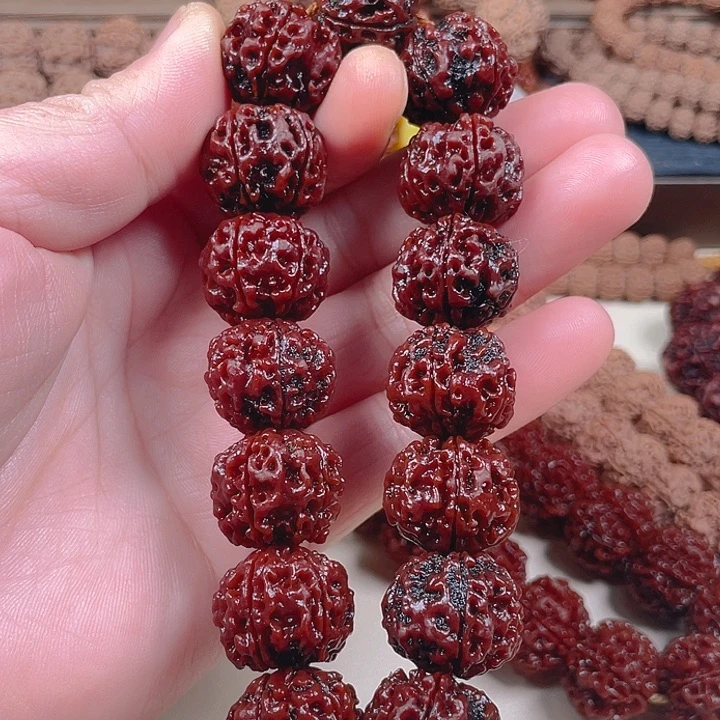 金刚菩提手串21五星梅花双龙