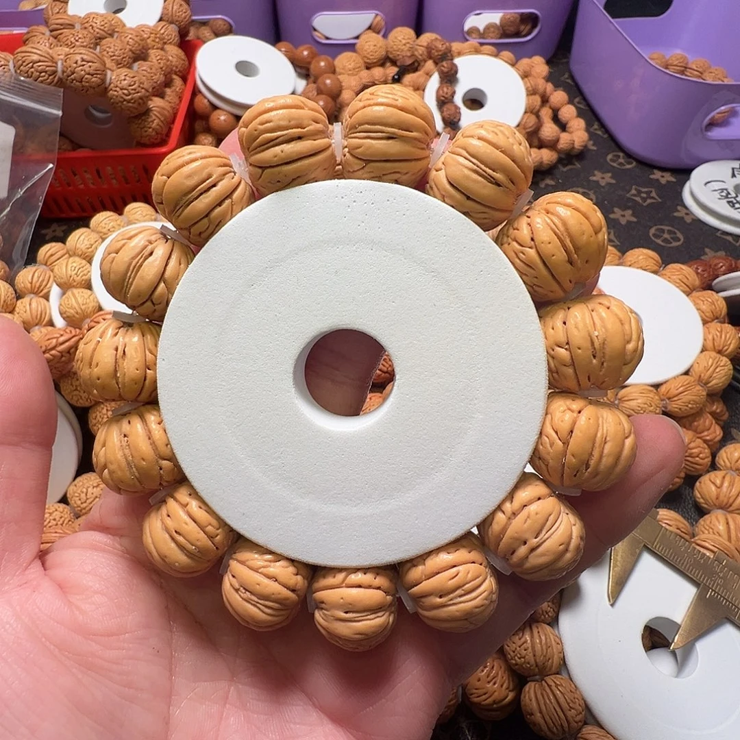 吊坠桃核白月光手串19