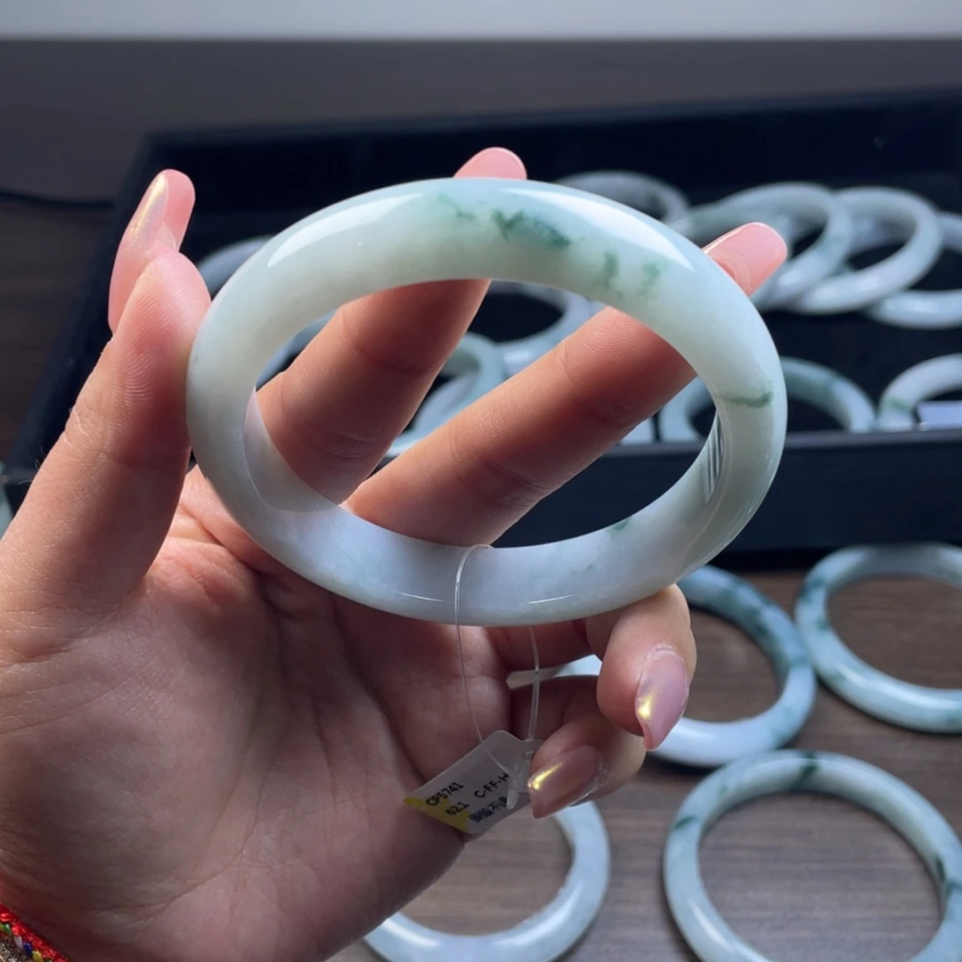 未镶嵌手镯翡翠翡翠手镯61圈