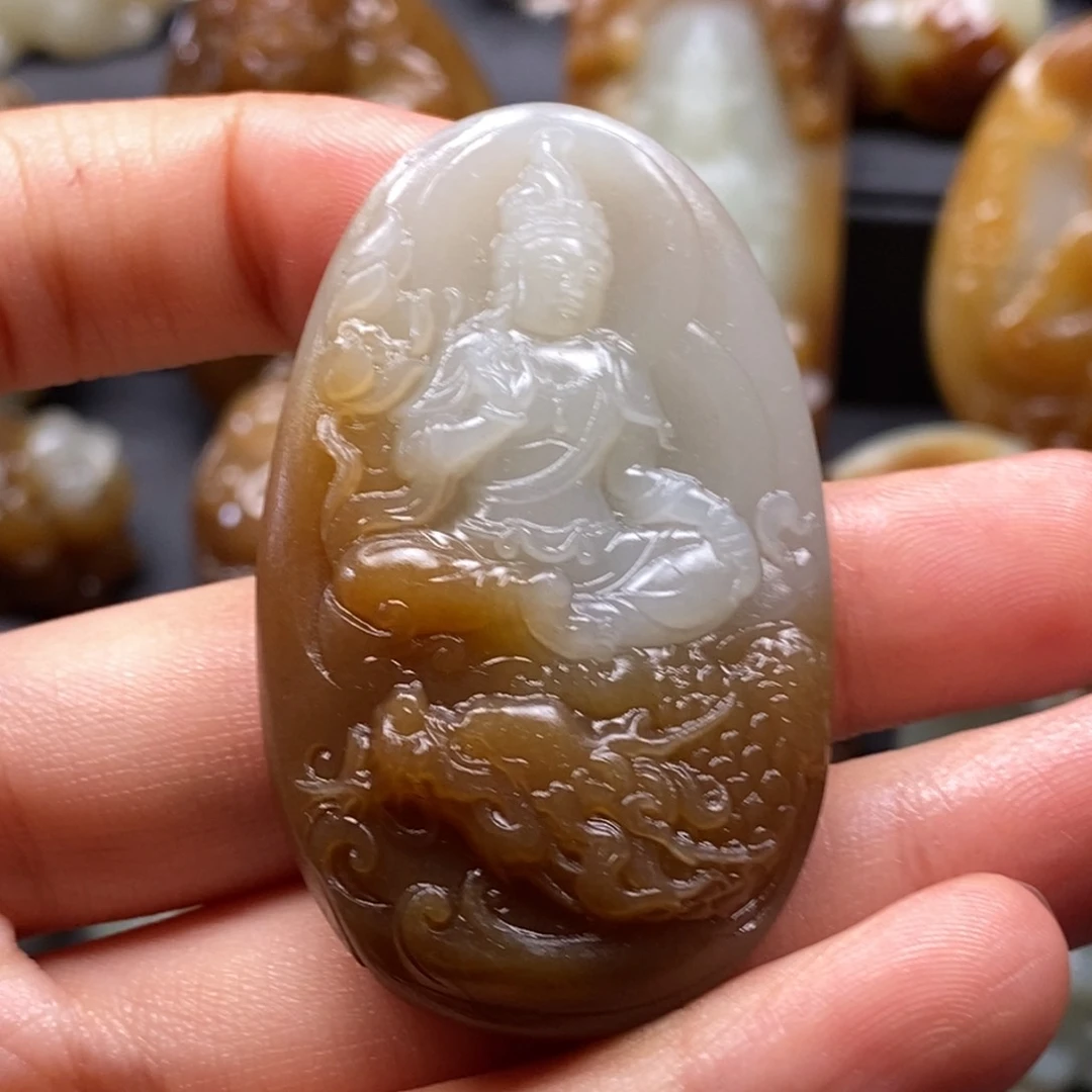 和田玉挂件未镶嵌