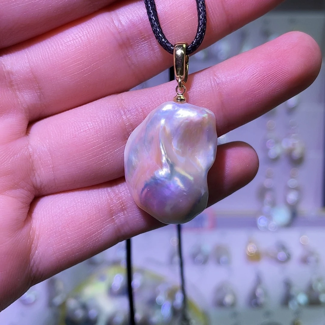 G****合金天然淡水珍珠吊坠淡水珍珠