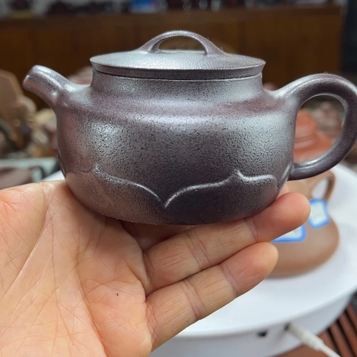 茶壶紫砂紫砂花茶