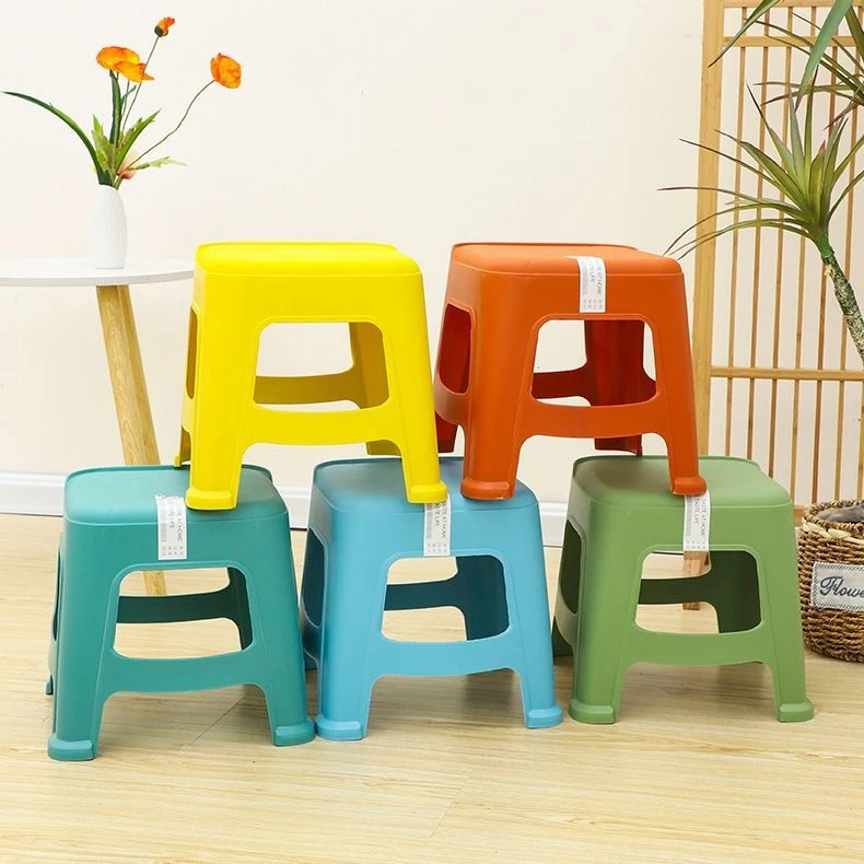 塑料凳子批发家用  时尚易收纳会议凳 儿童收纳凳 家庭燕尾方凳