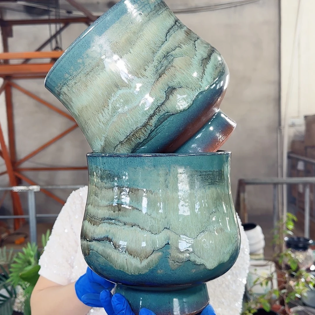 花盆紫砂高20口19