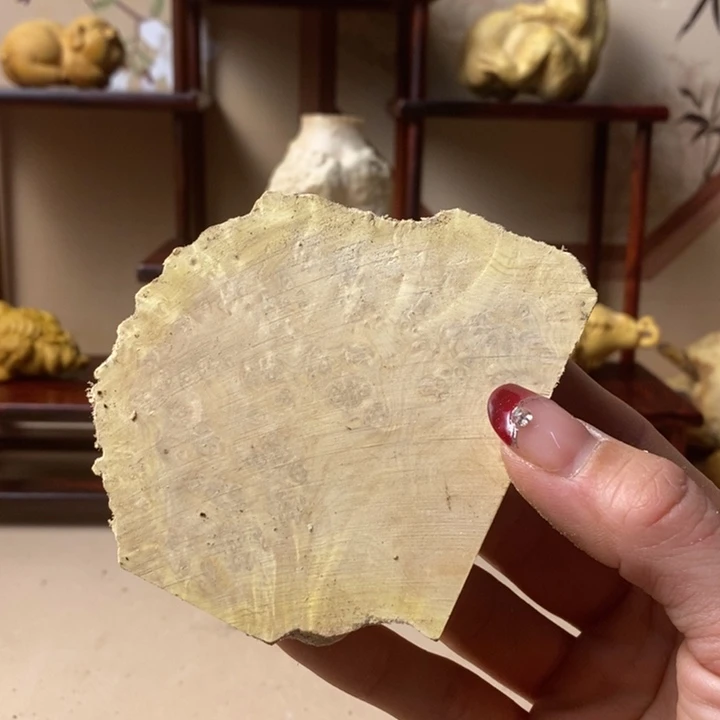 香榧木小***黄杨木手把件
