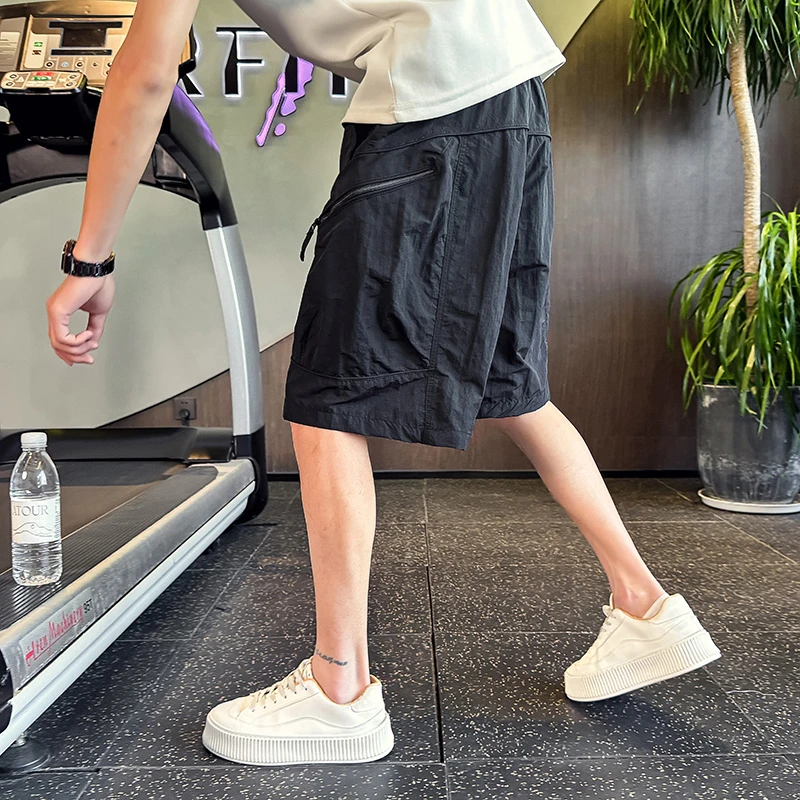 短裤男款夏季薄款2025新款高级感百搭休闲运动五分裤夏天男装裤子