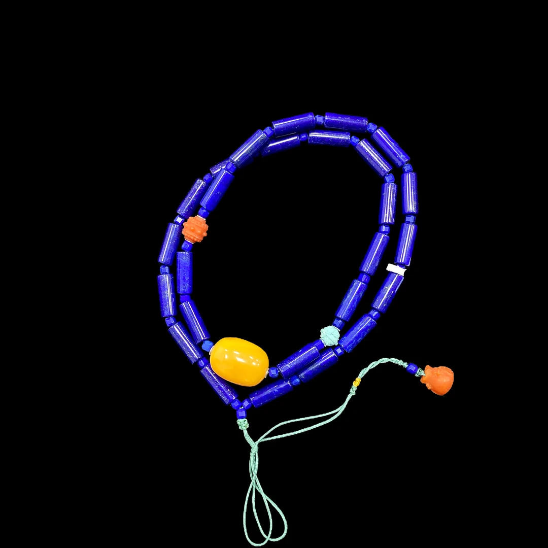 V7938青金石项链孤品