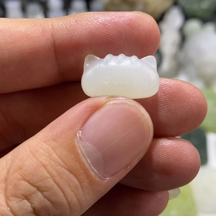 和田玉（糖玉）未镶嵌车挂