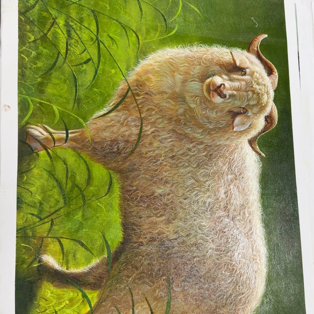 油画你是我唯一可以不劳而获