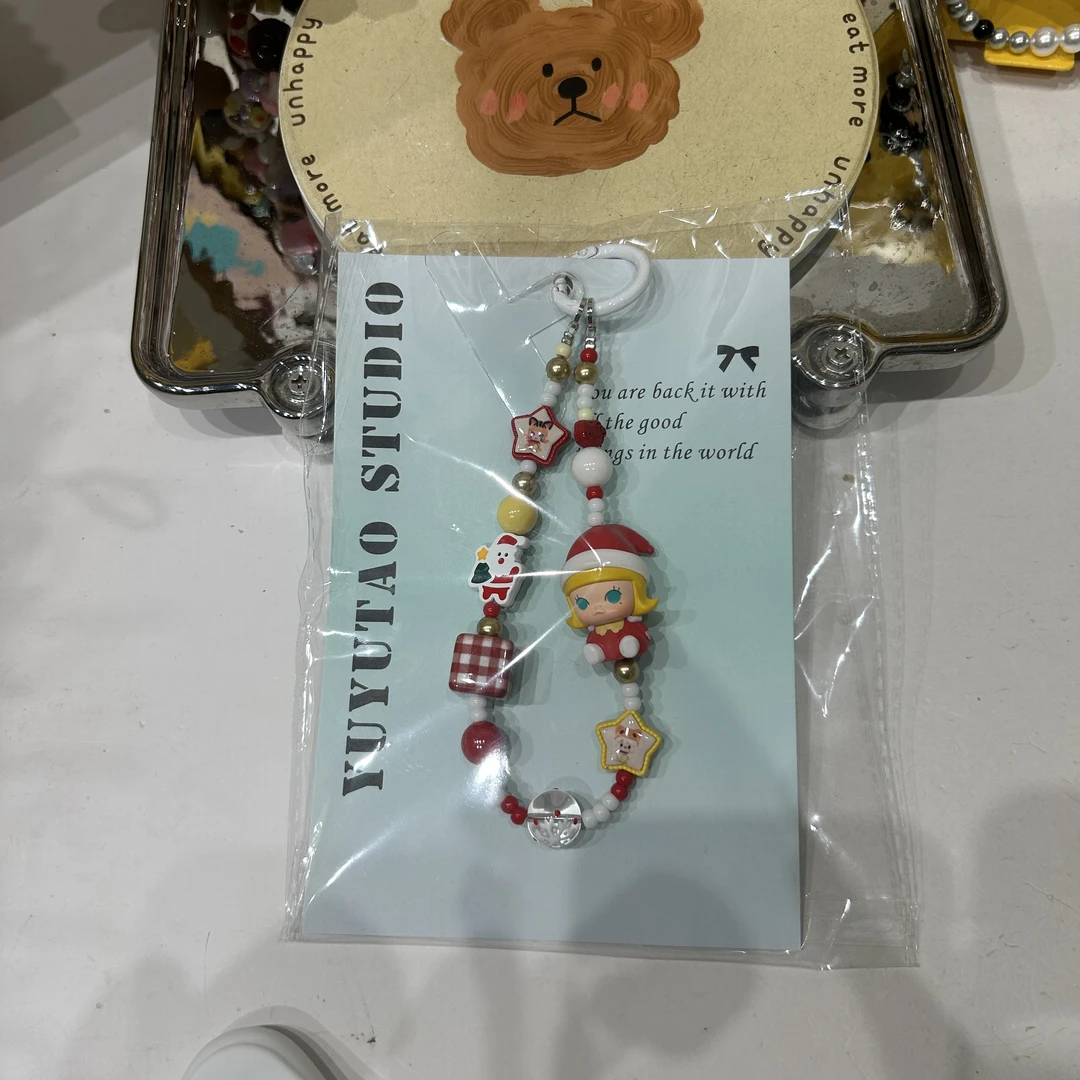 孤品   圣诞茉莉手机链