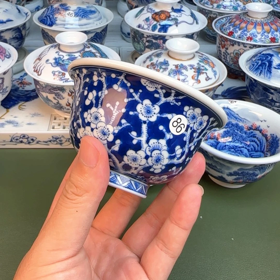 彦祖纯手工手绘茶具86