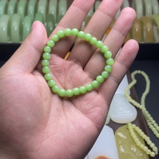 福利款苹果绿小手串