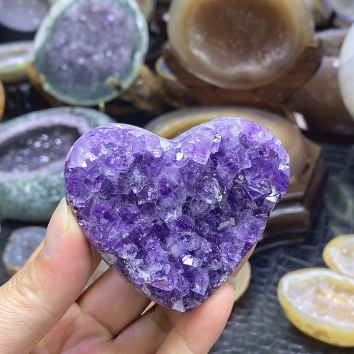 未镶嵌珠宝半成品紫晶