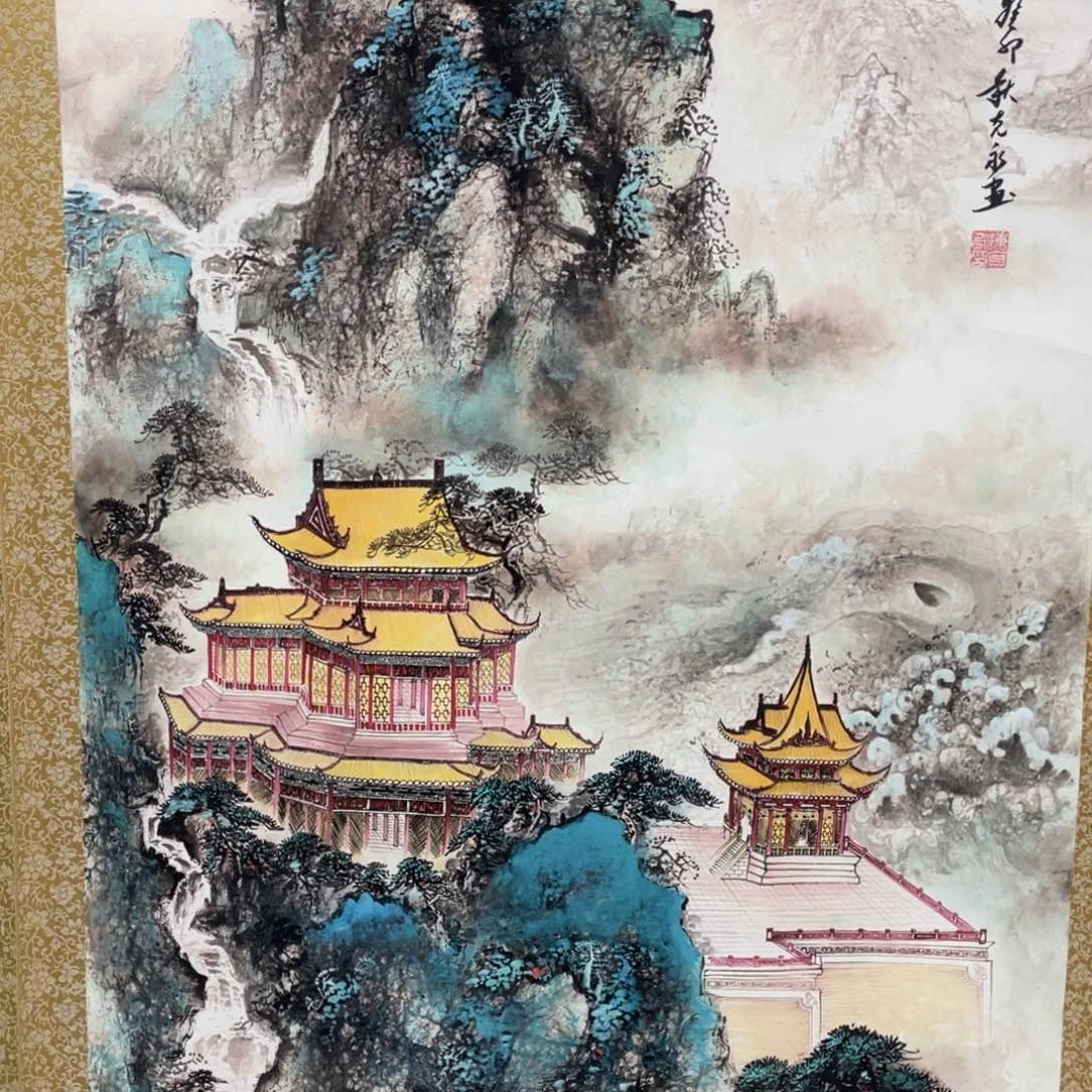 国画很美老师手笔手绘作品y