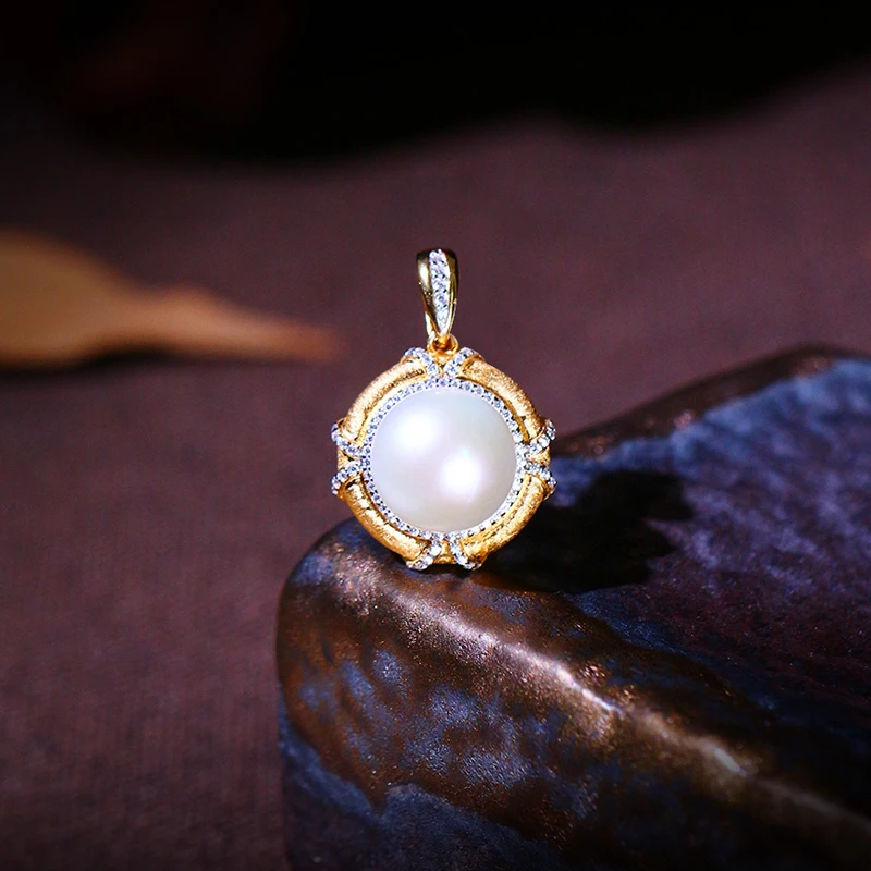 【缅玉世珍】珍珠吊坠【5710DA】