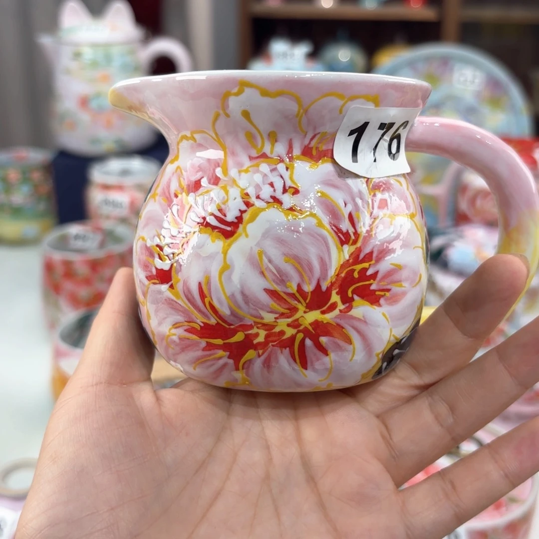 景德镇手绘高温釉下彩陶瓷茶具