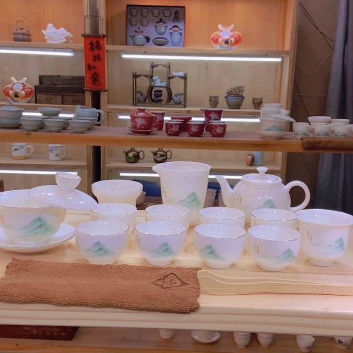 毕业套装茶壶盖碗全家福