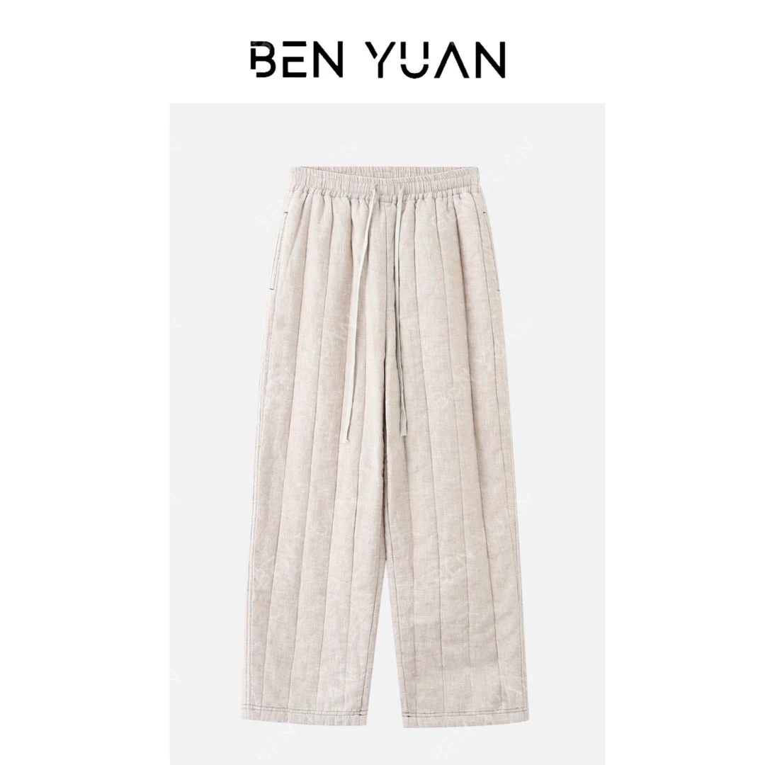 纯天然全汉麻棉裤舒适保暖K07086——WH156