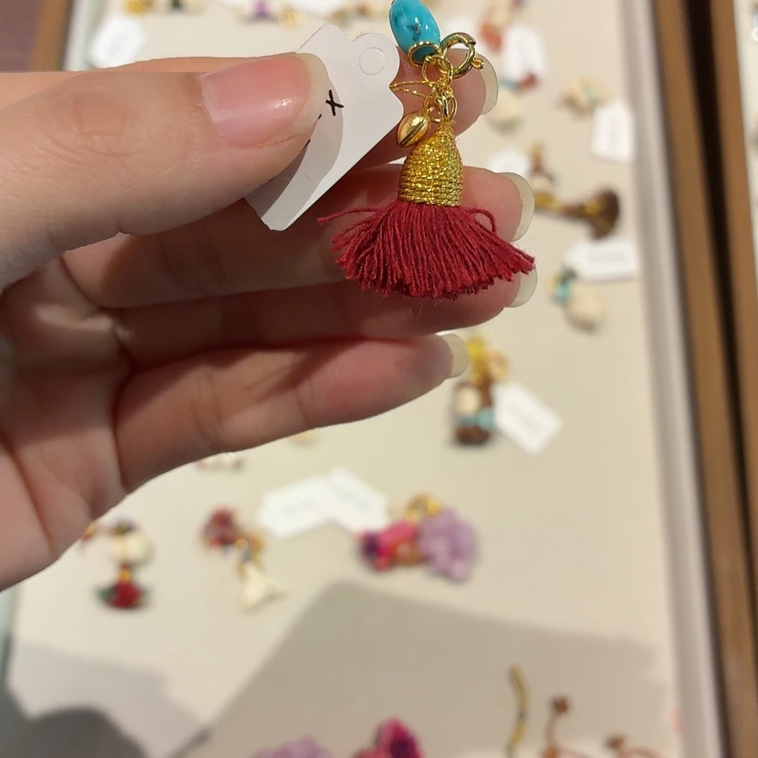 手工编织流苏小挂件