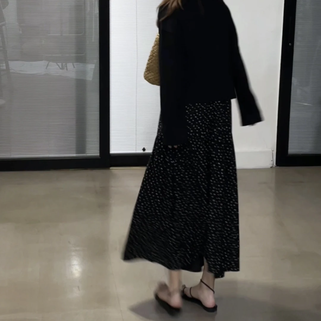 韩系碎花半身裙  3060